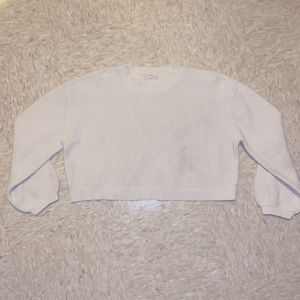 LA Hearts white knit sweater, super comfy!